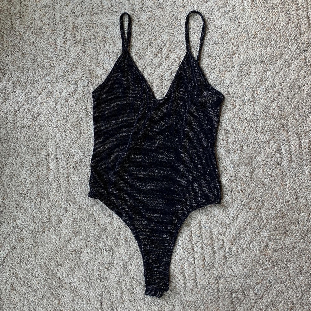 Pretty Little Thing Sparkle Bodysuit - Size 10